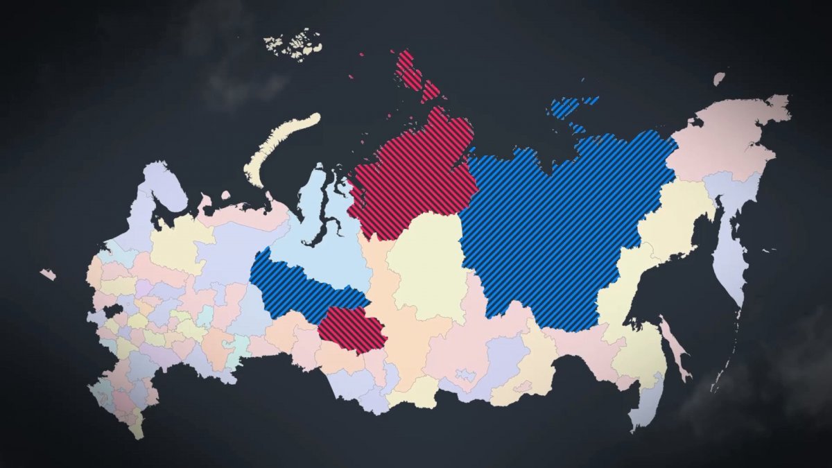 Russia Federal Map