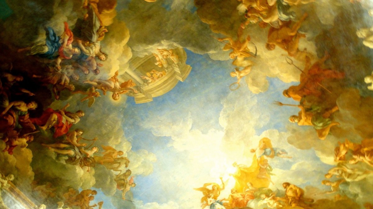 Фон фрески Версаля