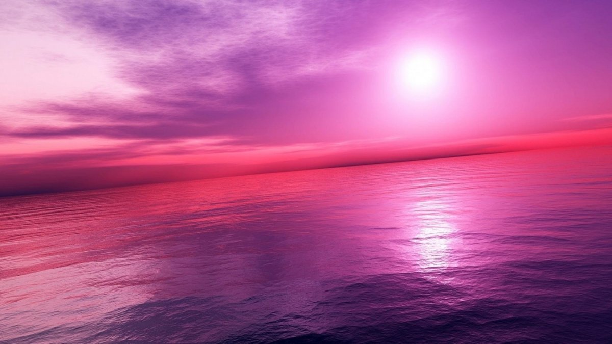 Розовый закат