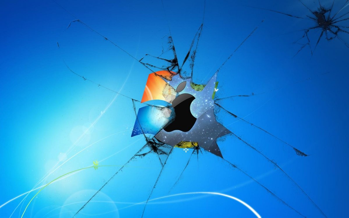 Заставка на рабочий стол разбитый экран