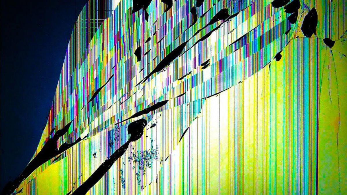 Разбитый экран ноутбука