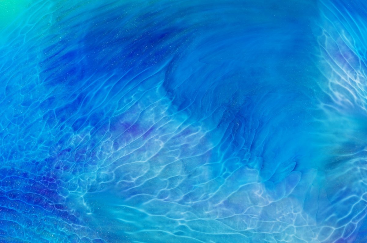 Абстрактные голубые волны