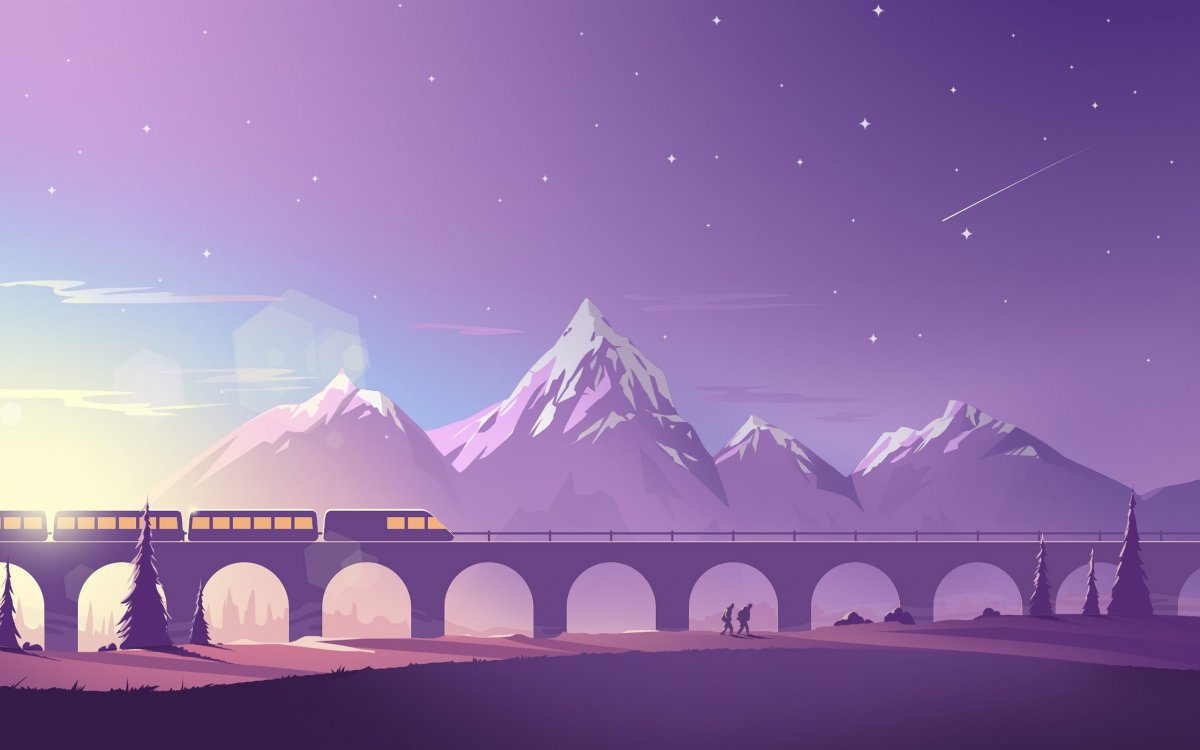 Минималистические пейзажи