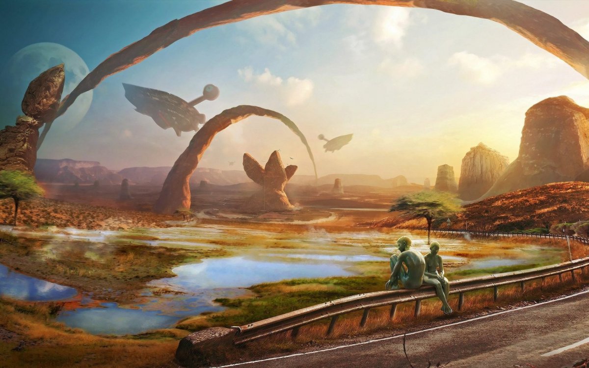 Фантастические пейзажи других планет