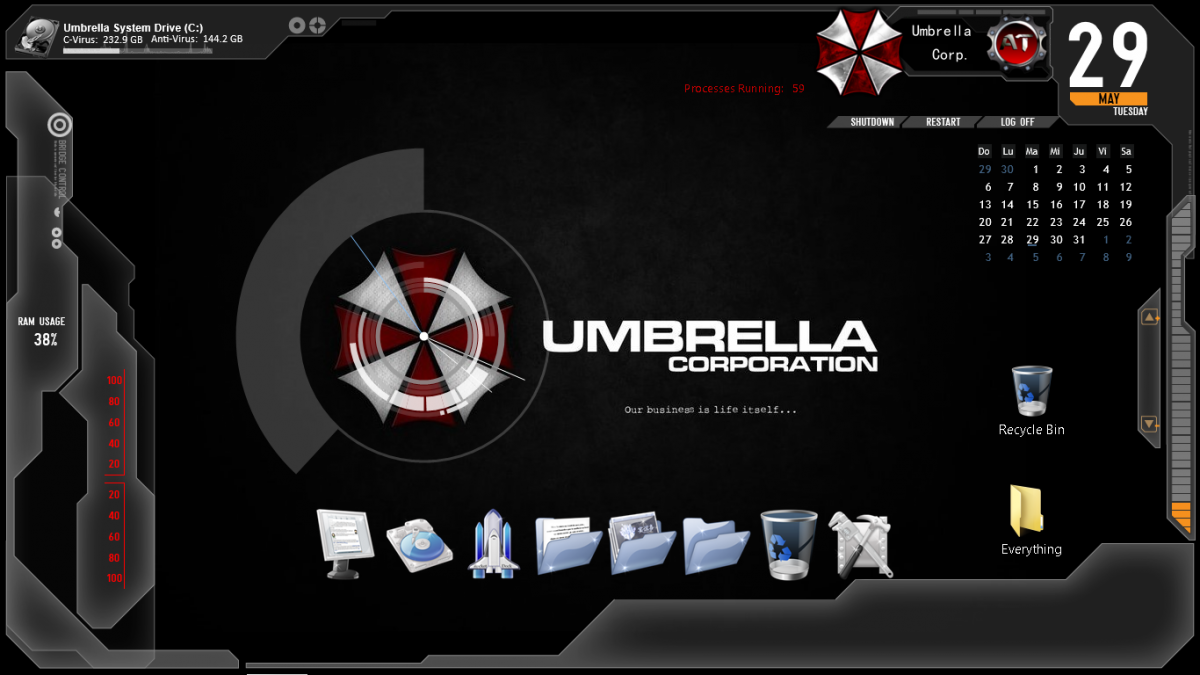 Компьютер корпорации Амбрелла