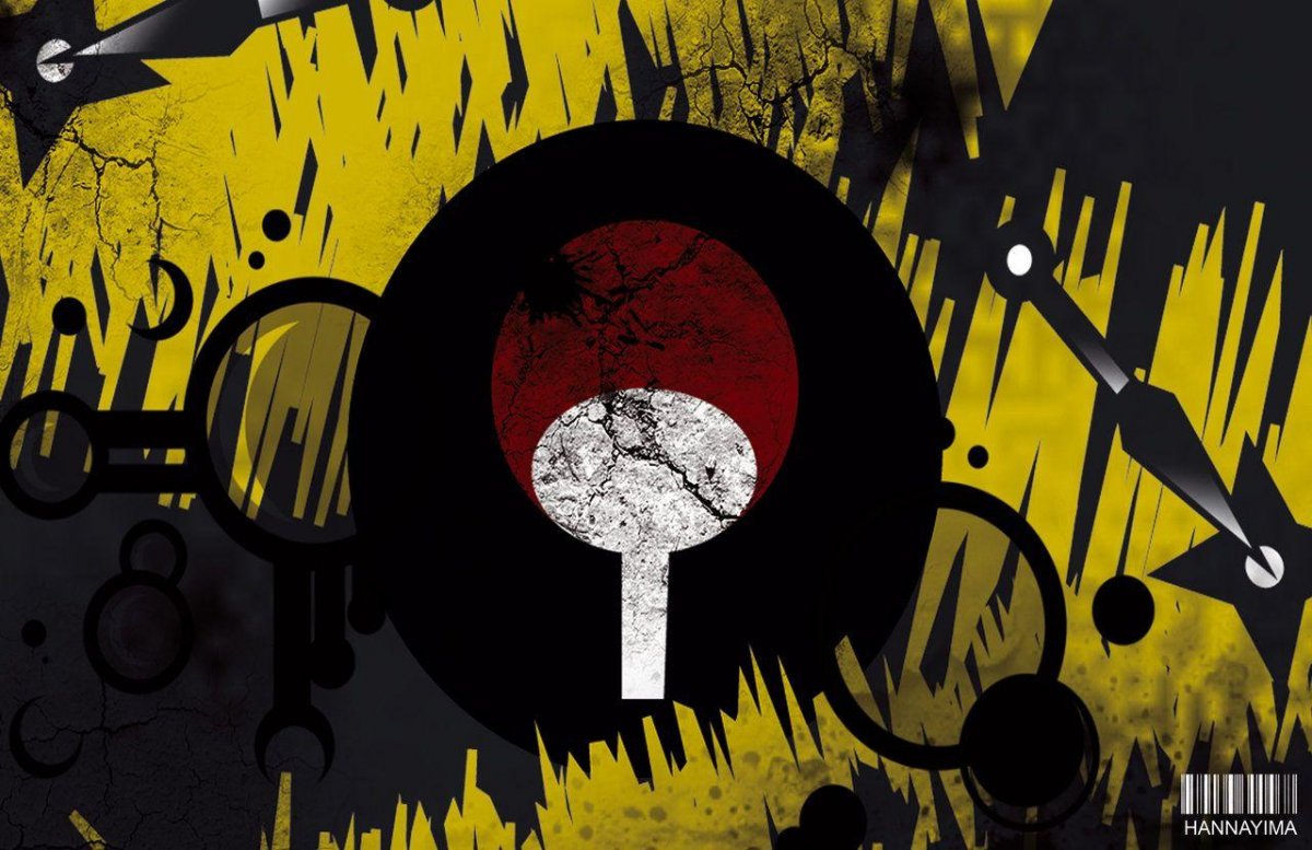 Эмблема Учиха на рабочий стол