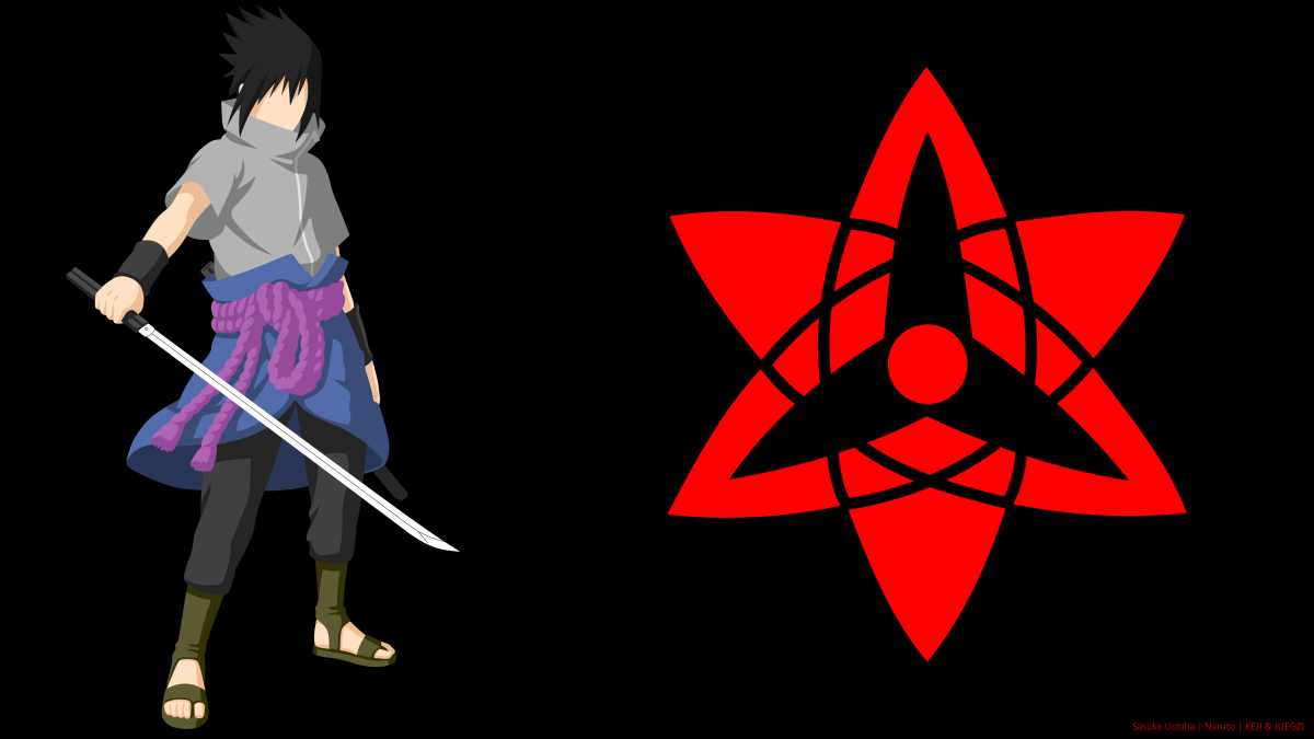 Саске Учиха знак клана