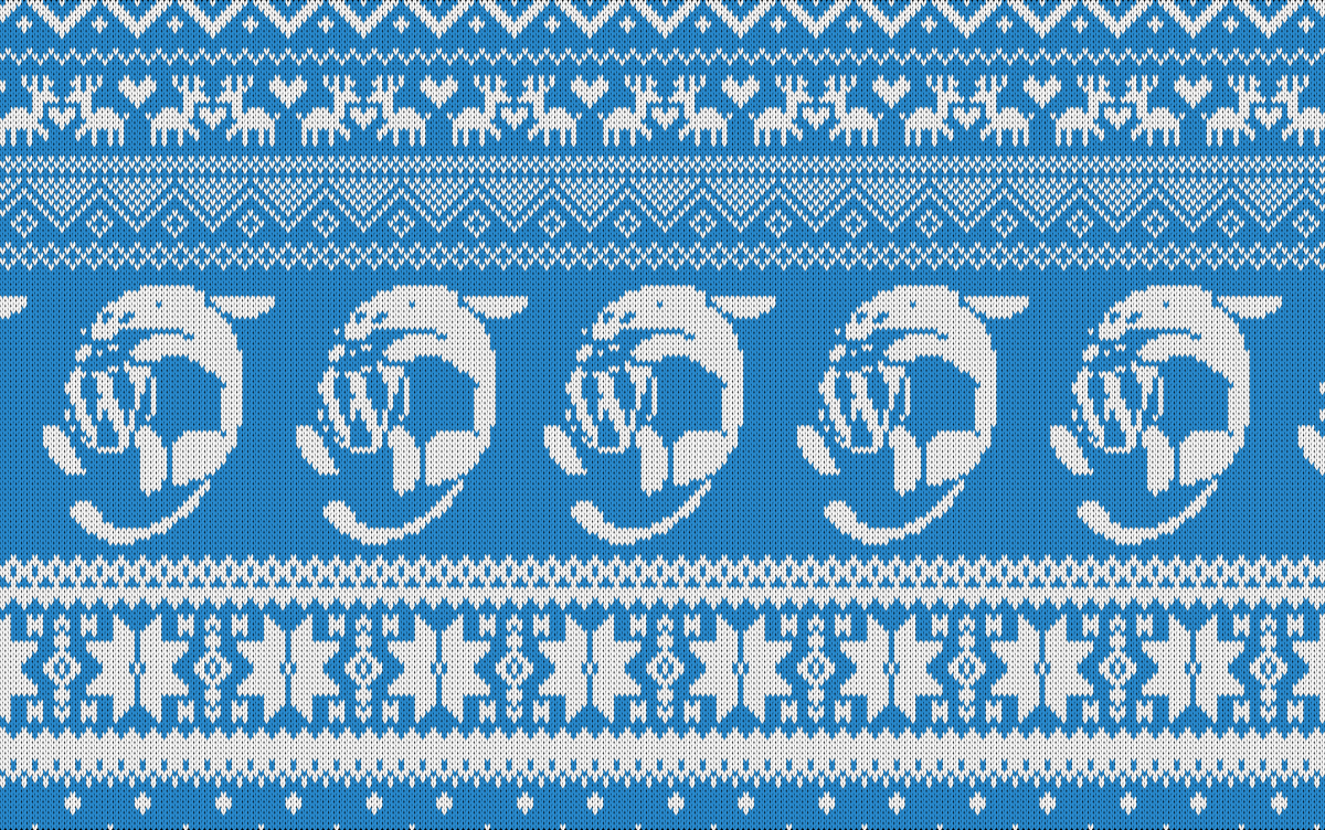 Новогодние обои свитер