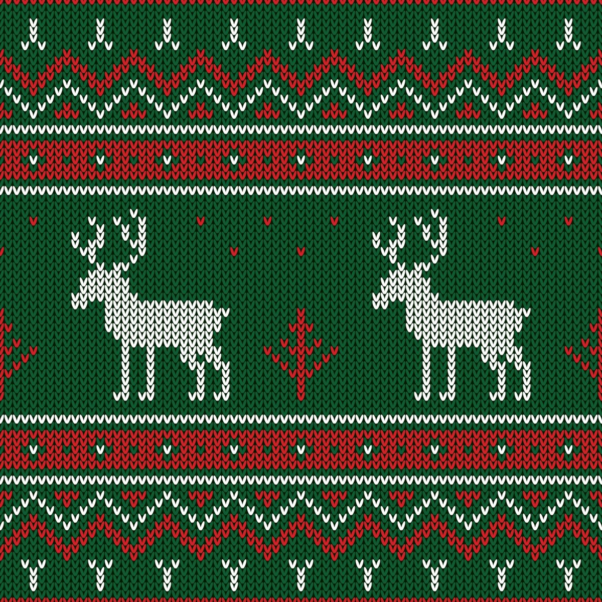 Новогодний свитер паттерн