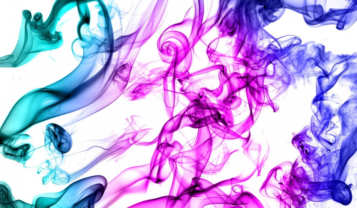 Цветные разводы