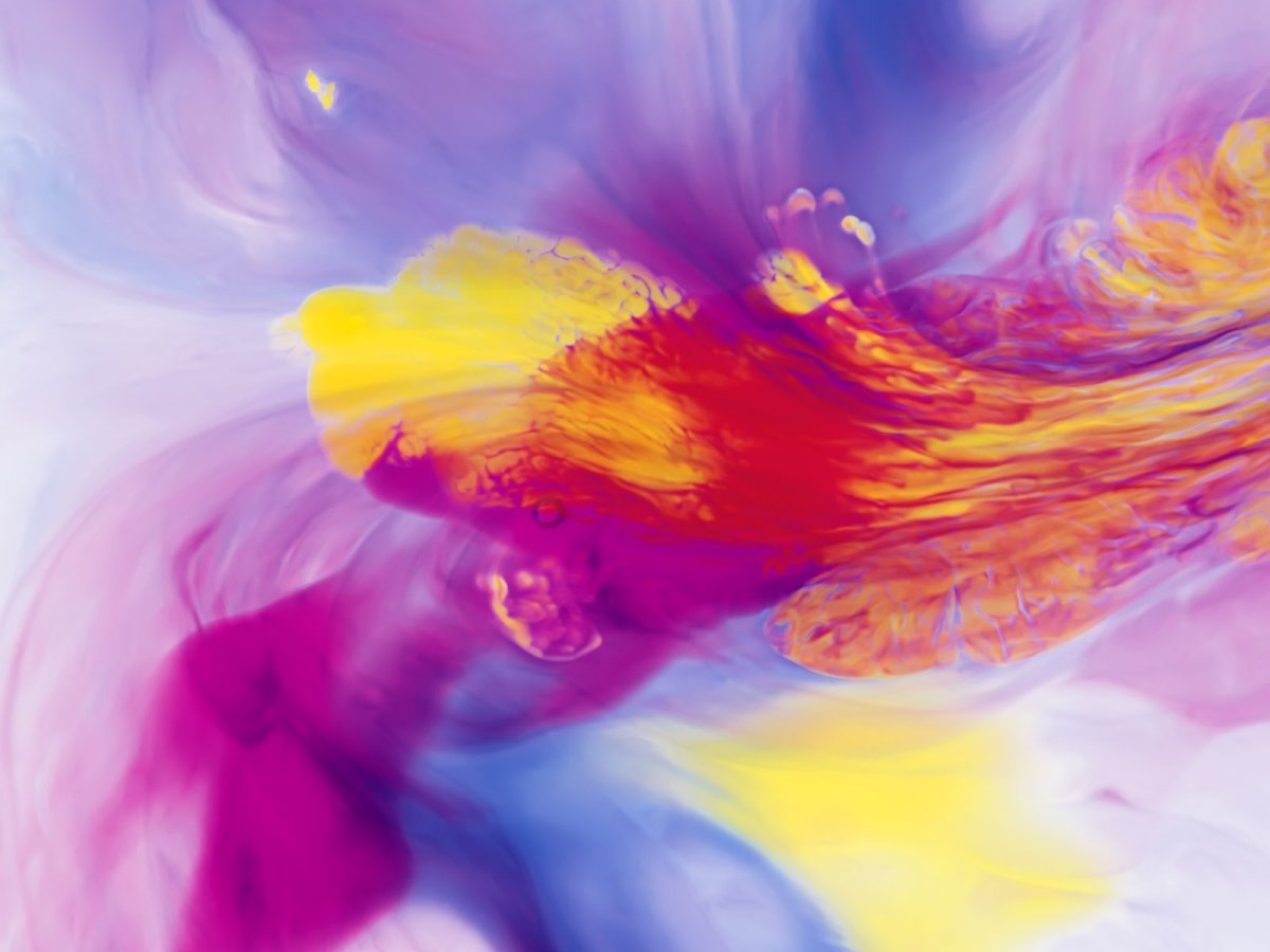 Яркие разводы