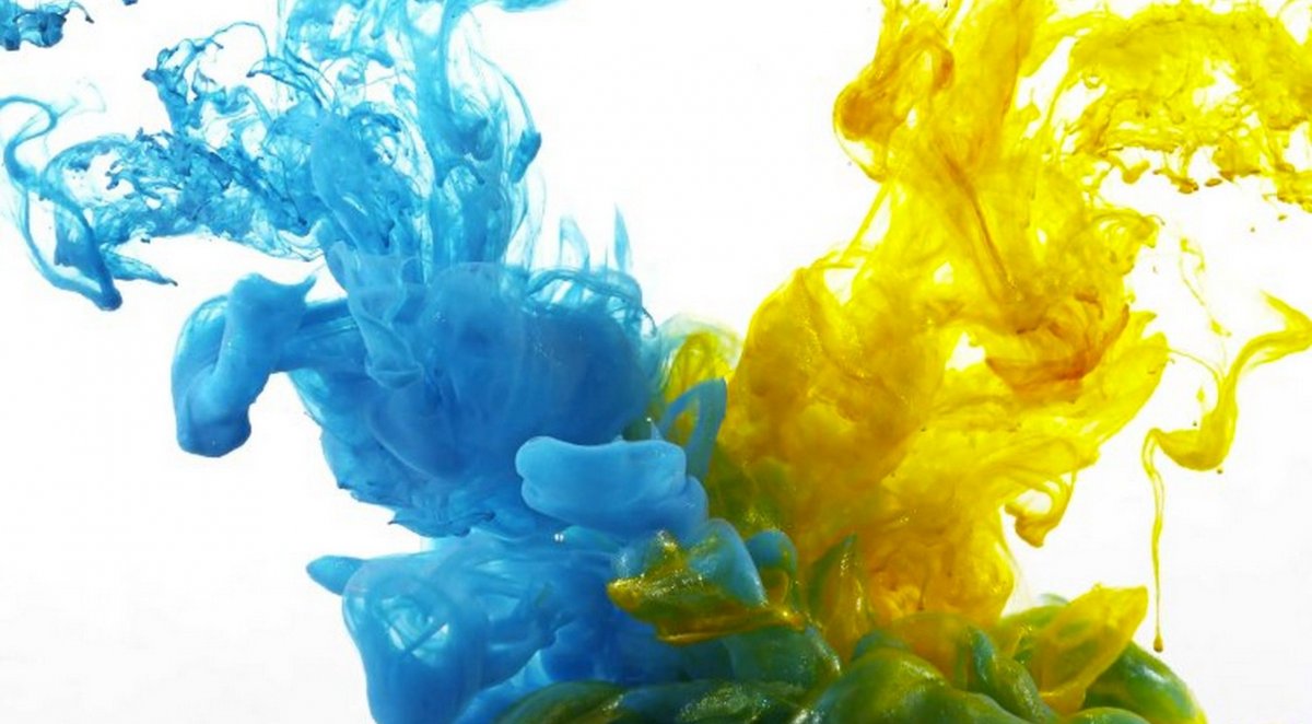 Чернила в воде