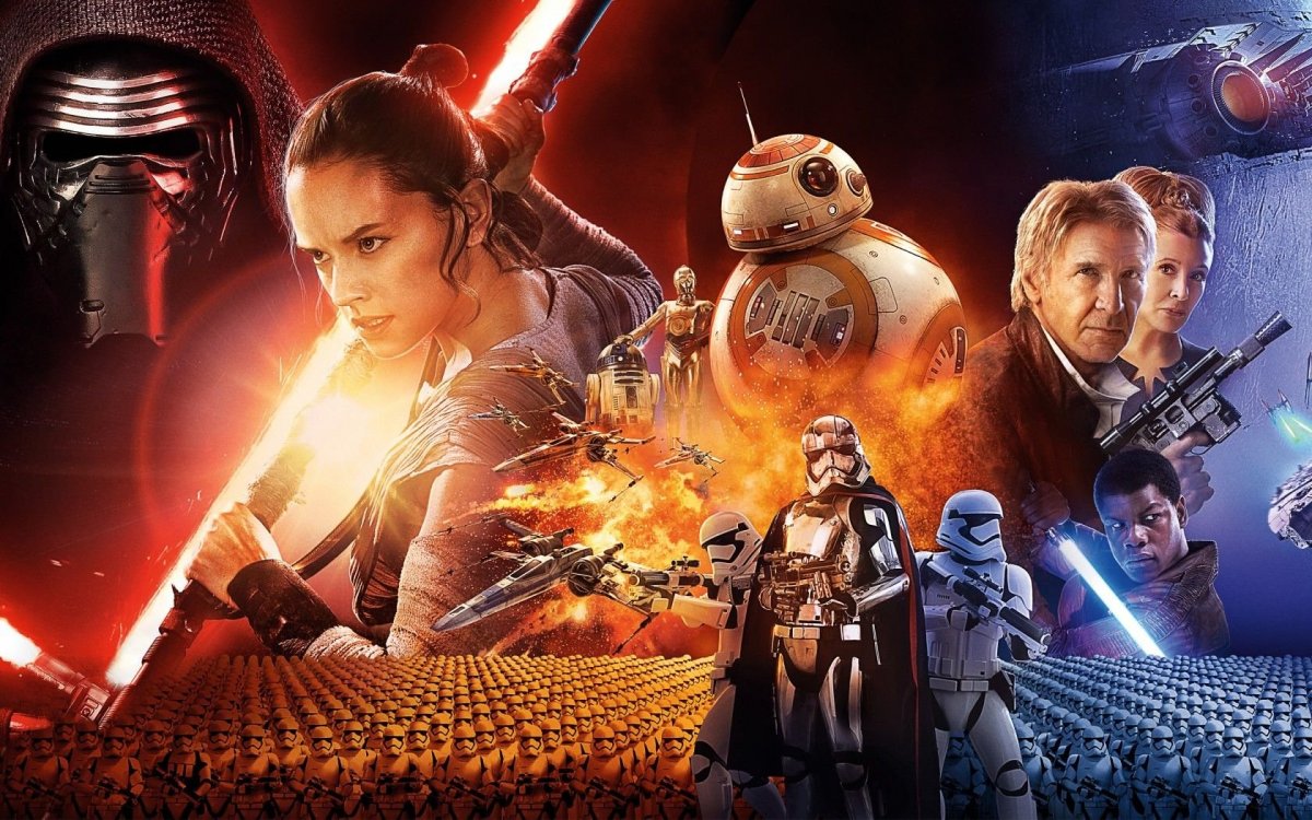 Star Wars the Force Awakens Постер
