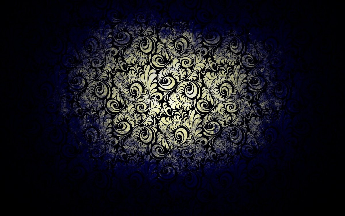 Темный фон с узорами