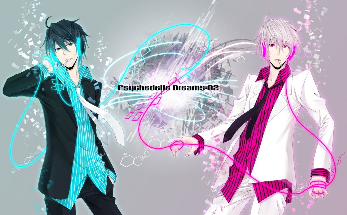 Аниме парни с разноцветными глазами