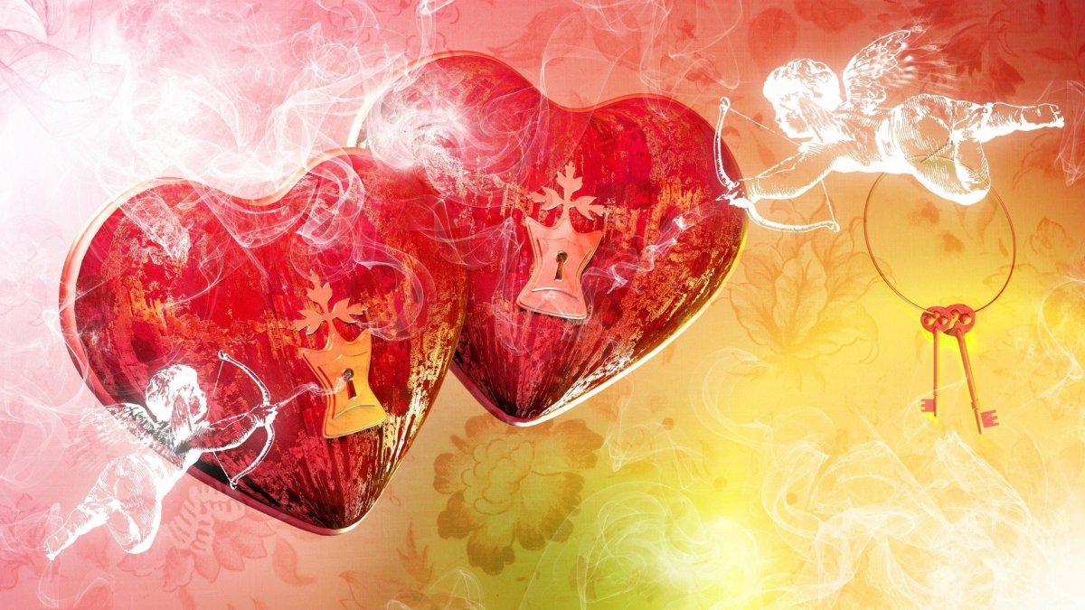 Надпись i Love you