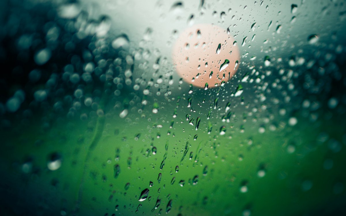 Капли дождя