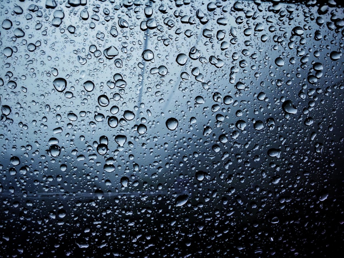 Капли дождя