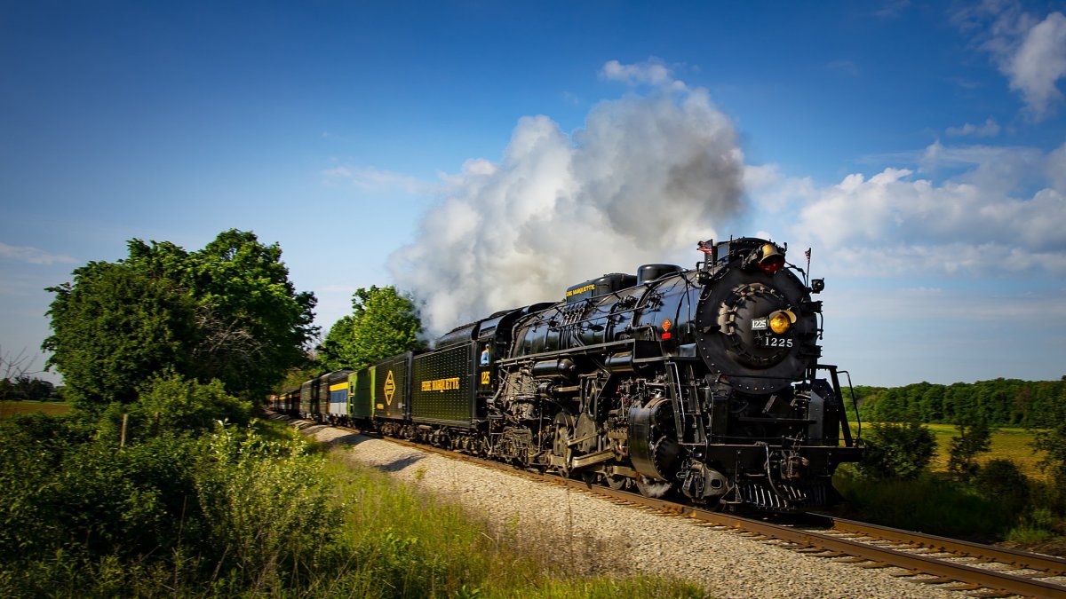 Паровозы и поезда