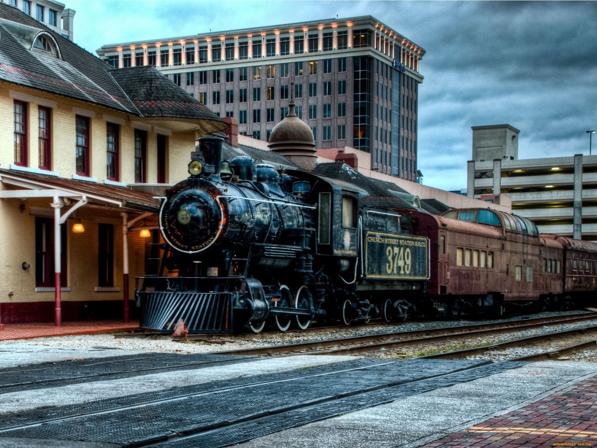 Старый поезд