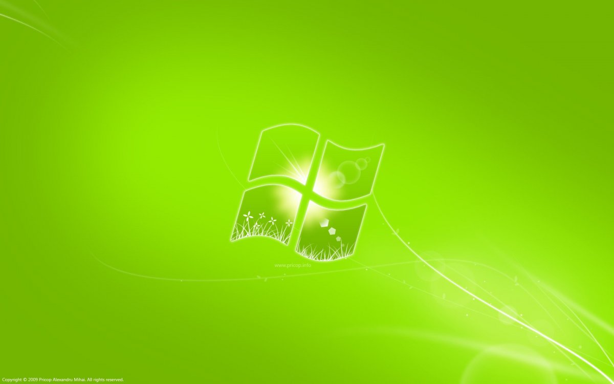 Windows зеленый