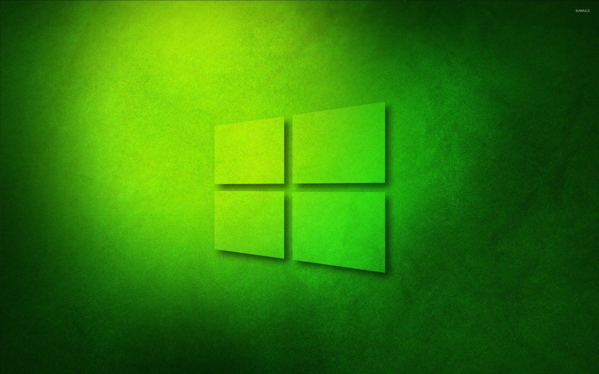 Обои Windows зеленые
