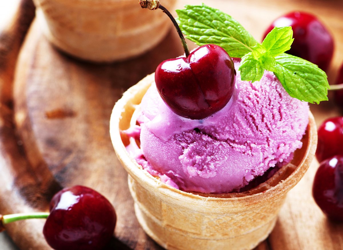 Красивое мороженое