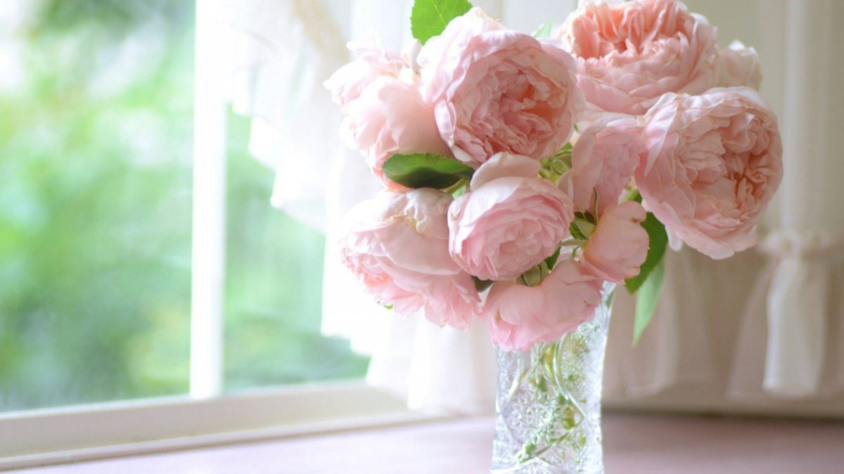 Букет пионов