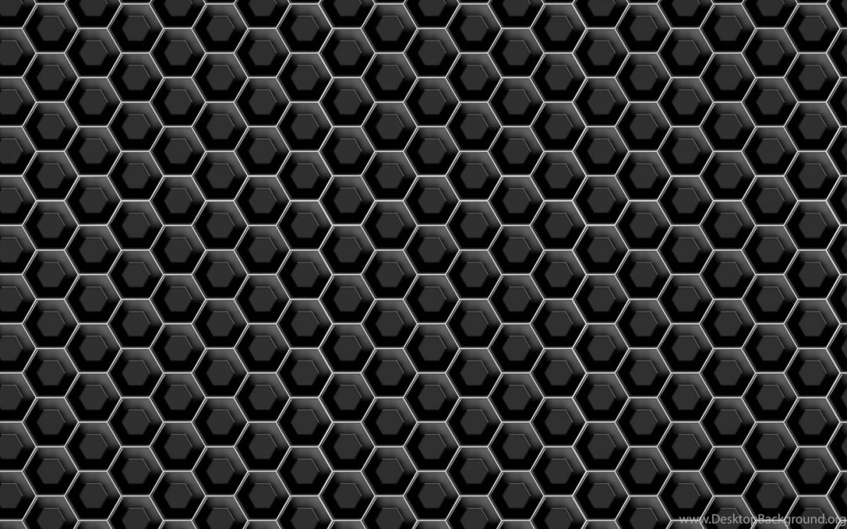 Черный фон соты