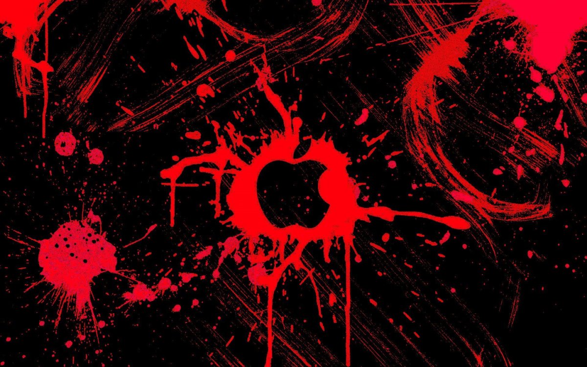 Черно красная заставка