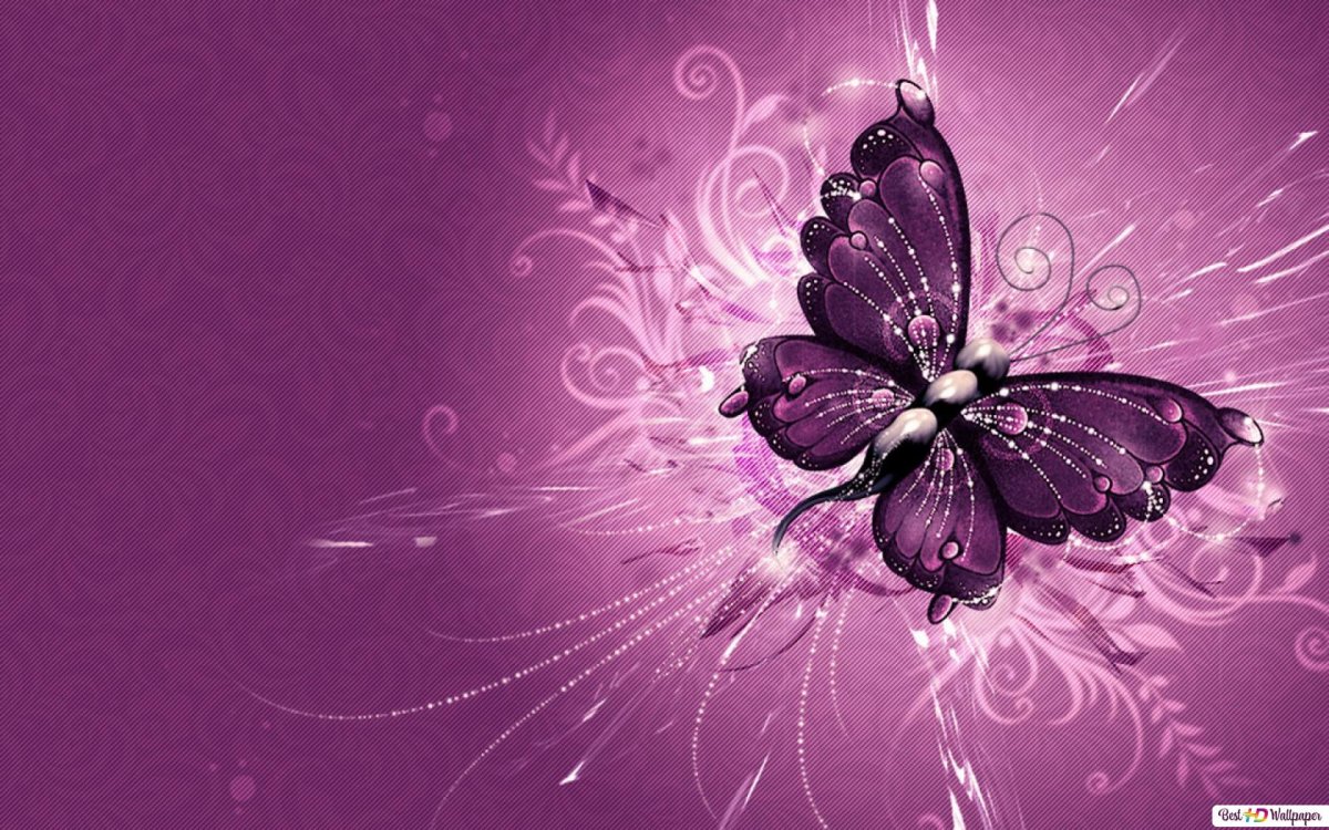 Фон с бабочками для фотошопа