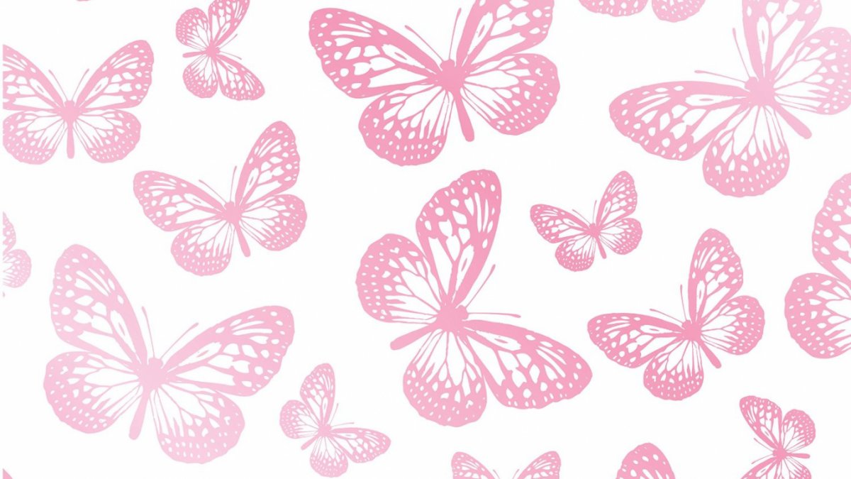 Фон с бабочками сердечками