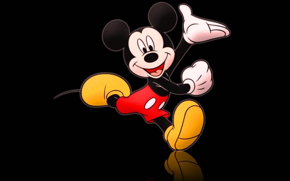 Заставка с Микки Маусом