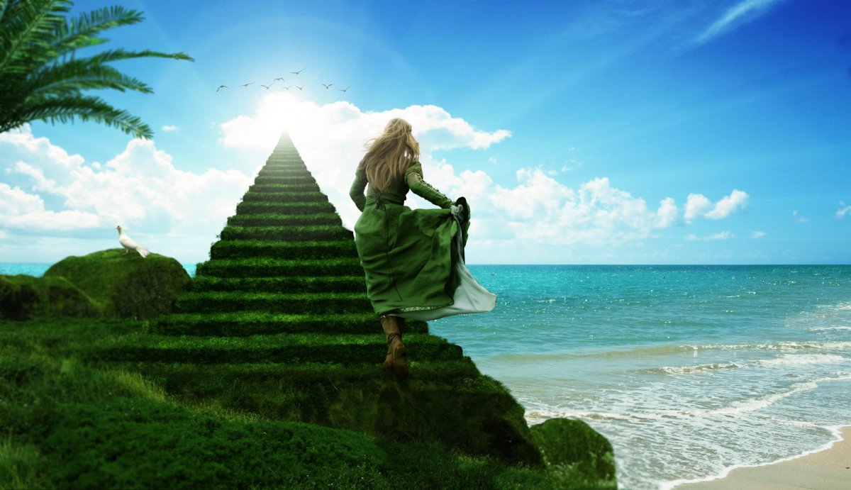 Ступеньки черно белые