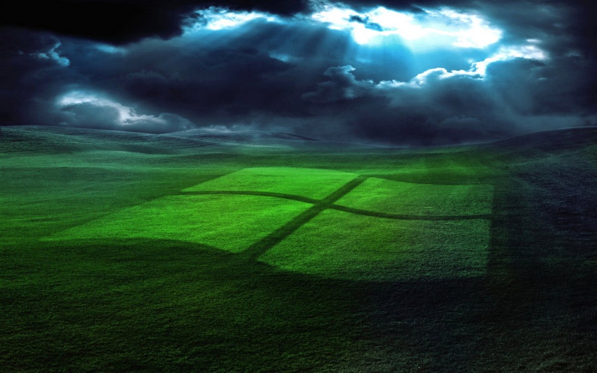Windows XP дождь