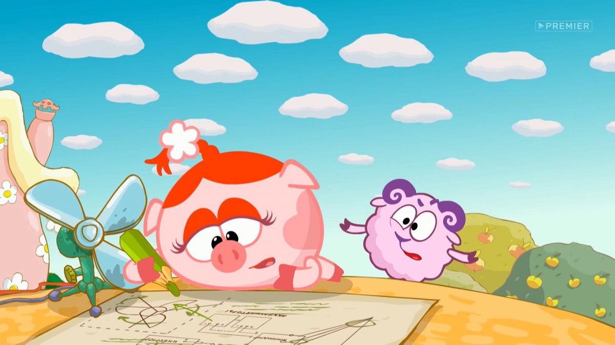 Крош Ежик Бараш Нюша