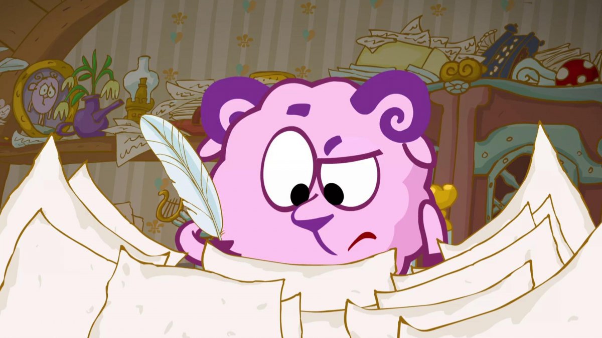 Бараш в детстве Смешарики