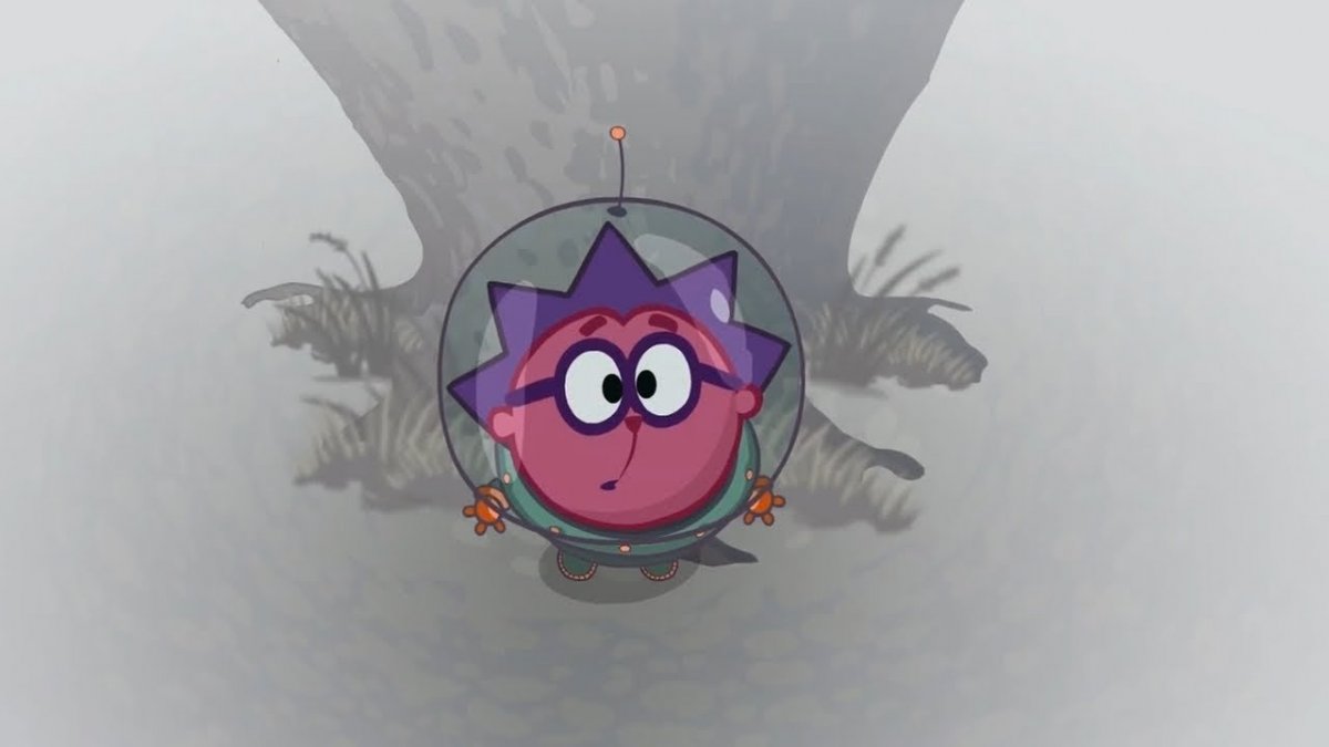 Смешарики Ёжик в туманности