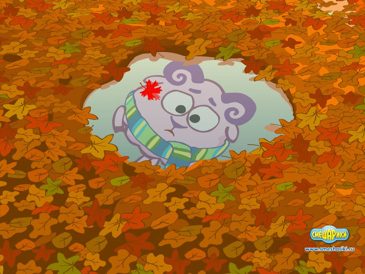 Бараш осенью Смешарики
