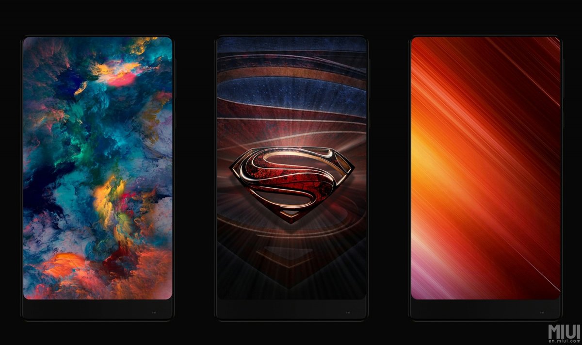 Логотип Сяоми на черном фоне