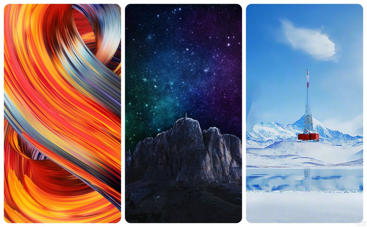 Красные обои на Сяоми