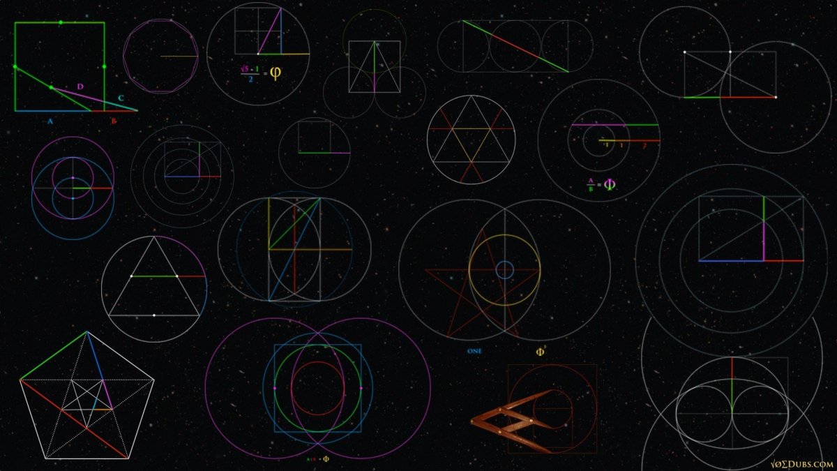 Обои на рабочий стол золотое сечение