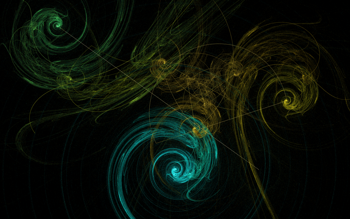 Золотое сечение на черном фоне