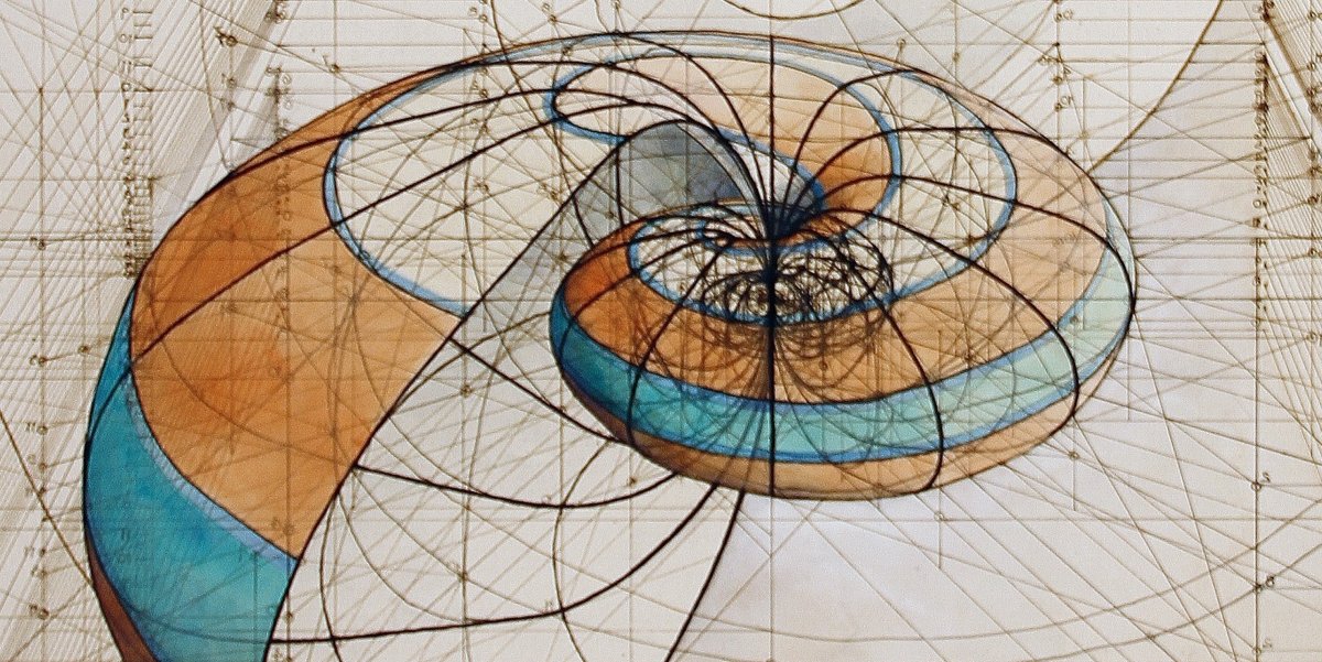 Золотая спираль спираль Фибоначчи