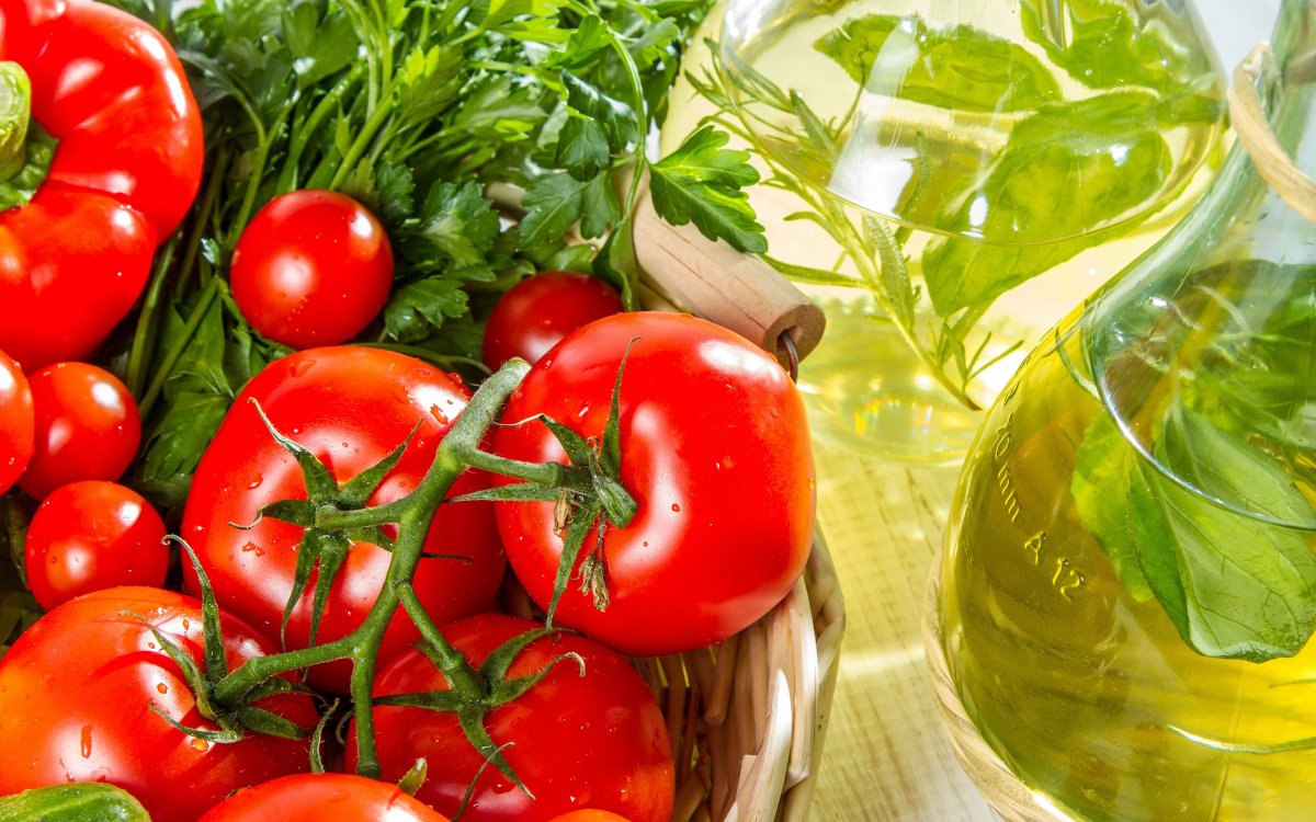 Овощи на столе