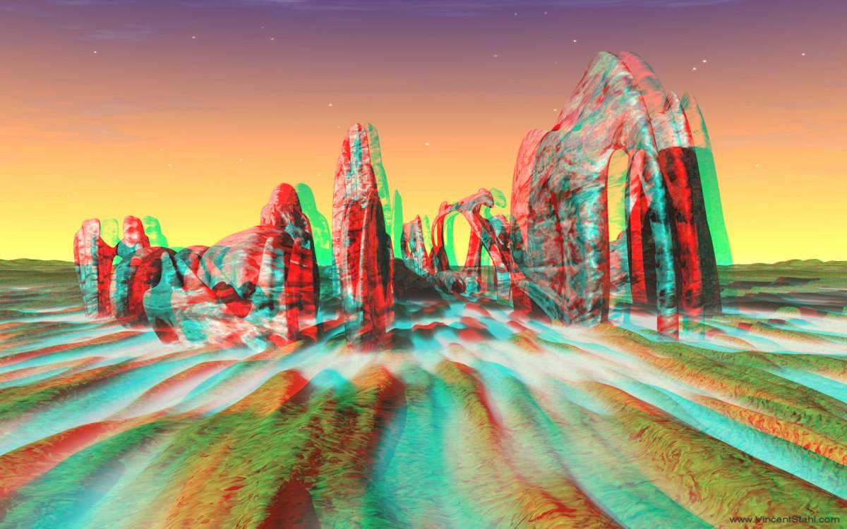 3д эффект анаглиф