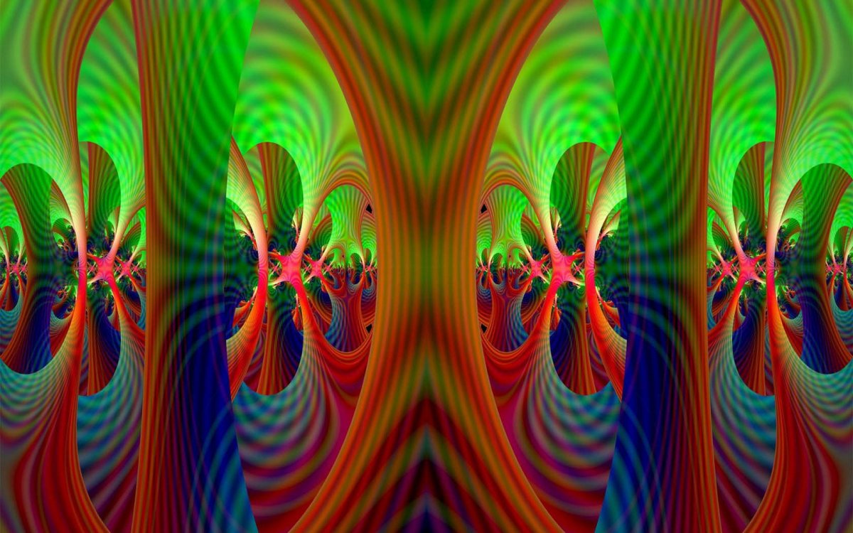 Стереопары фрактал