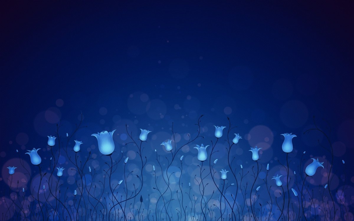 Красивый фон в голубых тонах