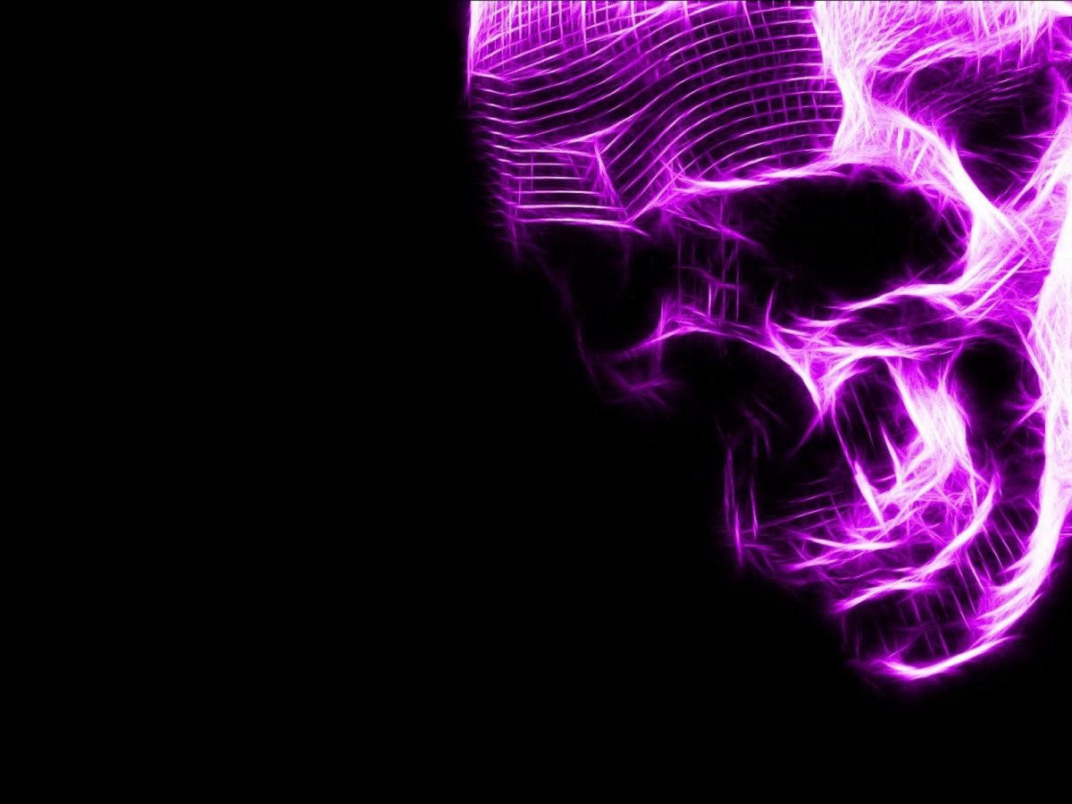 Фиолетовый череп