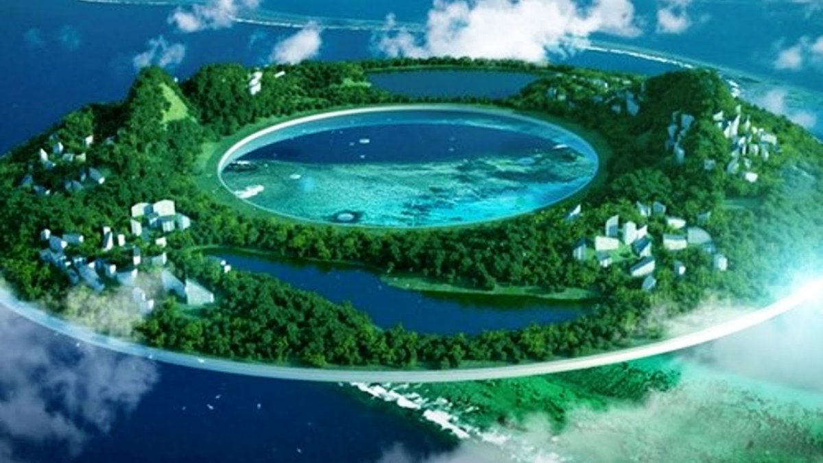 Экогород будущего концепт под водой